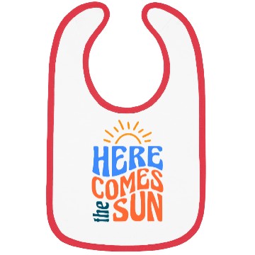 Discover Here somes the sun Bibs
