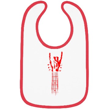 Discover Rock Hand Guitar Bibs