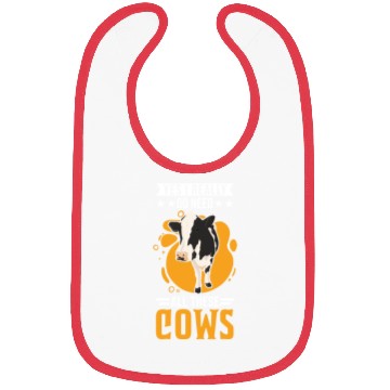Discover Cow Cattle Breeder Farmer Cows Bibs