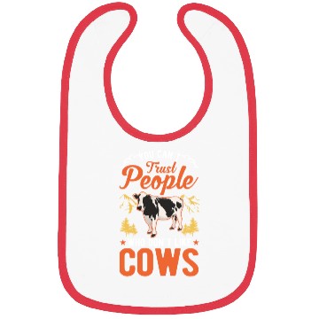 Discover Cow Gift Farmer Cattle Breeder Cows Bibs