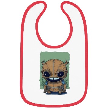 Discover Wanted Monsters Bibs
