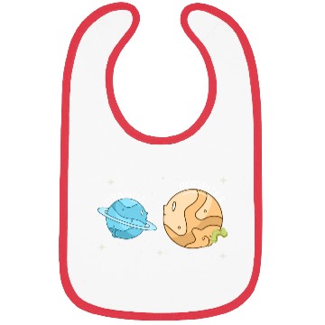 Discover Uranus Poopiter Funny Uranus Planet Space Lover Bibs