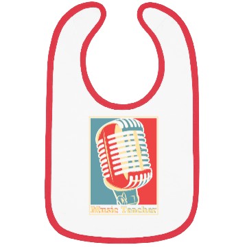 Discover Music Teacher Poster Bibs