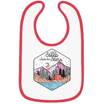 Discover Let's Sleep Under The Stars Bibs