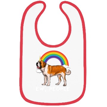 Discover Rainbow St Bernard Ew People Unicorn Dog Bibs