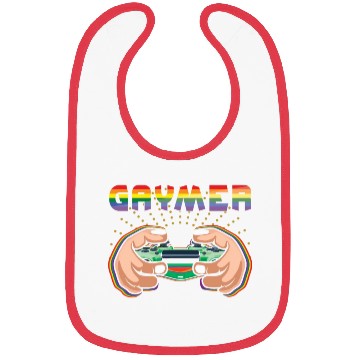 Discover Gamer LGBTQ Rainbow LGBT Pride Month Bibs