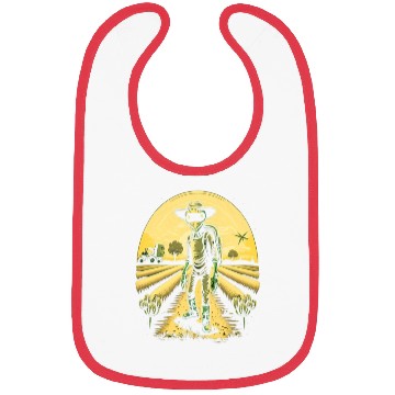 Discover Alien Farmer UFO Extraterrestrial Farming Bibs