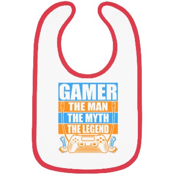 Discover Gamer The Man, The Myth, The Legend Bibs