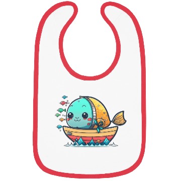Discover Life on a Colorful Fishing Vessel Bibs