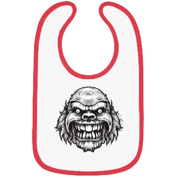 Discover Unleash the Monster with this Heavy Metal Design! Bibs