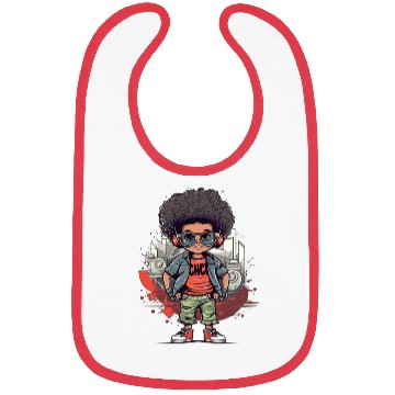 Discover Sweet Kid Rocking with Epic & Crazy Sticker! Bibs