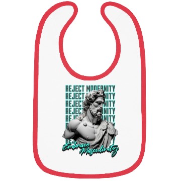 Discover Embrace Masculinity Reject Modernity Movement Bibs