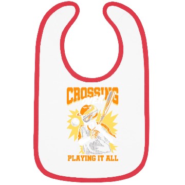 Discover Crossing Over Playing It All Baseball Bat Sports Bibs