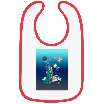 Discover Zodiac sign Aquarius in the unique version Graphic Bibs