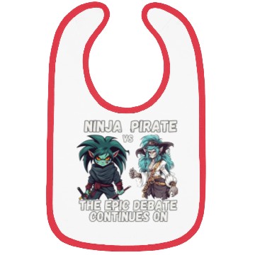 Discover Ninja vs Pirate, Debate Bibs