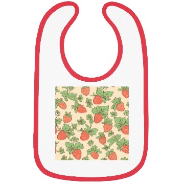 Discover Retro Strawberries Bibs