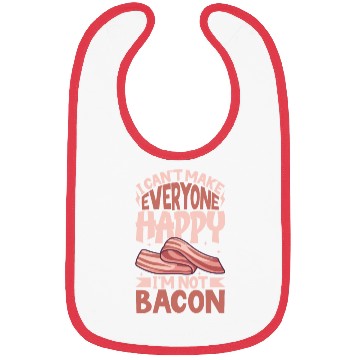 Discover Bacon Lover Funny Bacon Famous Food Keto Diet Bibs