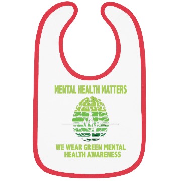 Discover MENTAL HEALTH MATTERS WE WEAR GREEN MENTAL Bibs