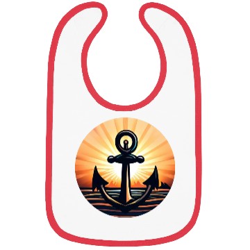 Discover Anchor in the sunset Bibs