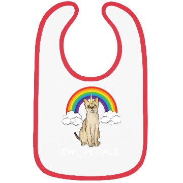 Discover Rainbow Singapura Ew People Unicorn Cat Bibs