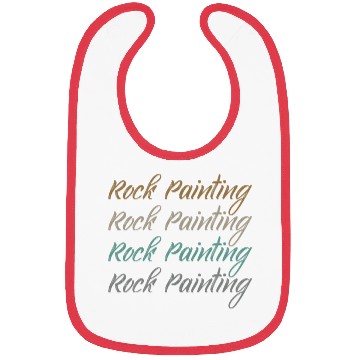Discover Great Rock Painting Typeset For Rock Painter Bibs