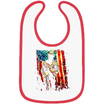 Discover Veteran American Soldier Bibs