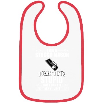 Discover Funny Stucco Mason Apparel Mason Humor Bibs