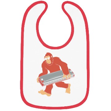 Discover Harmonica Carrying Cool Bigfoot Bibs