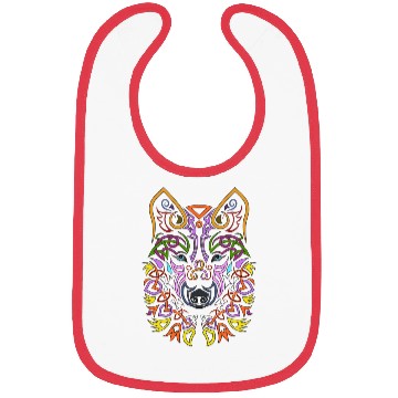 Discover Celtic Wolf Design Bibs