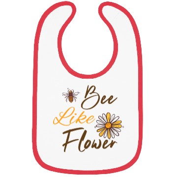 Discover Bee like a flower Honey bee Bibs