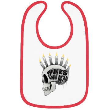 Discover Punk Skull Bibs