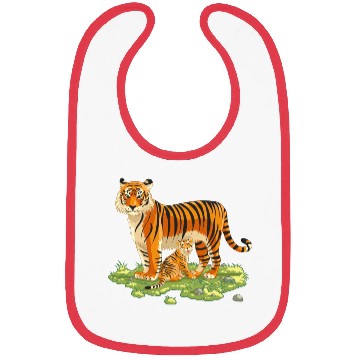 Discover Mother And Son Tiger Bibs