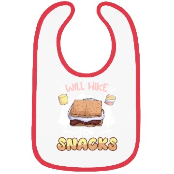 Discover Wanderlust Climber funny Mountain Hiking Snack Bibs