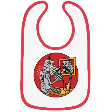 Discover Robot Shaves Bibs