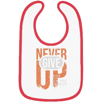 Discover Never Give Up Bibs