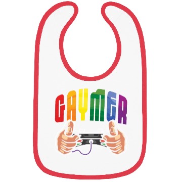 Discover Gay Gamer LGBTQ Rainbow LGBT Pride Month Bibs