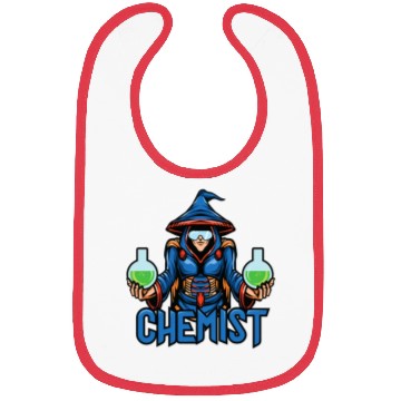 Discover Funny science chemist elements chemists wizard Bibs