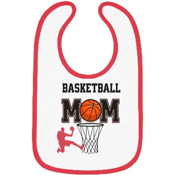 Discover Basketball Mom Bibs