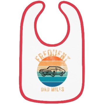 Discover FREQUENT DAD MILES Design Bibs