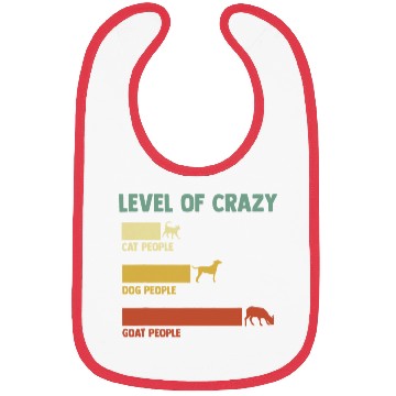 Discover Crazy Goat People Funny Goat Farmer Bibs