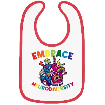 Discover Embrace Neurodiversity Funny Adhd Bibs