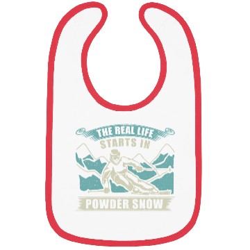 Discover Skiing The Real Life Starts Bibs