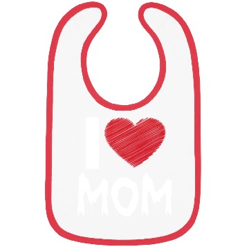 Discover I Love Mom Bibs