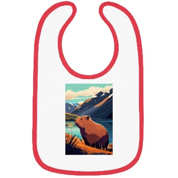 Discover Capybara Nature Capibara Bibs
