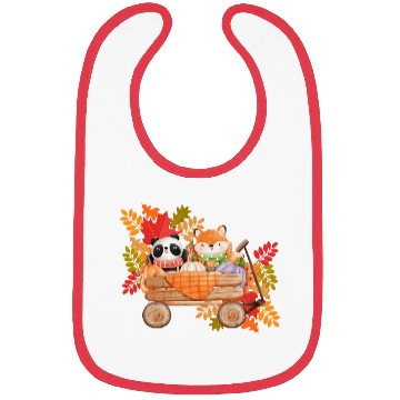Discover Autumn Friends Bibs
