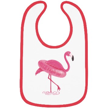 Discover Flamingo Swimming Circle Bibs