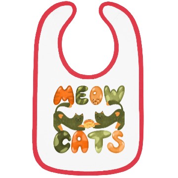 Discover Meow cat Bibs