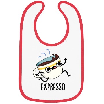 Discover Expresso Funny Running Coffee Bibs