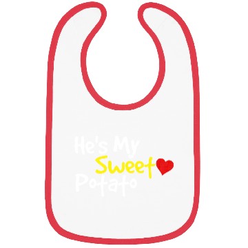 Discover He s My Sweet Potato Funny Thanksgiving Couples Bibs