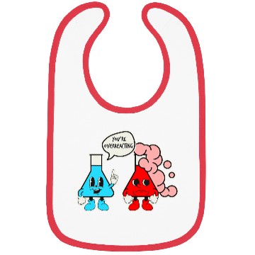 Discover Science Teacher Funny Chemistry Nerd Retro Chemist Bibs